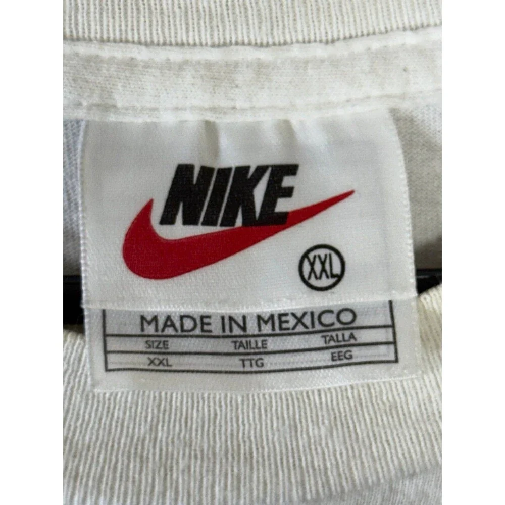 Vintage Nike Swoosh White Just Do It Shirt‎ XXL